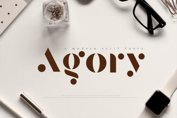 Agory: The Bold Display Font Making Creative Statements