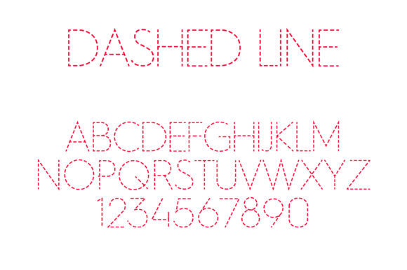Dashed Line: The Display Font That Breaks the Mold
