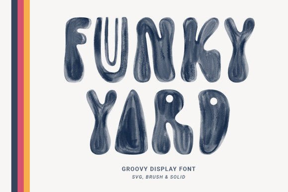 Funky Yard: A Groovy Font for Modern Retro Designs