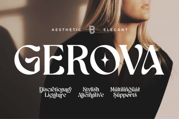 Gerova: The Serif Font That Whispers Luxury and Shouts Clarity