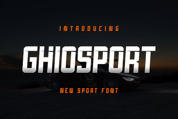 Ghiosport: Capturing Speed and Style in Every Letter