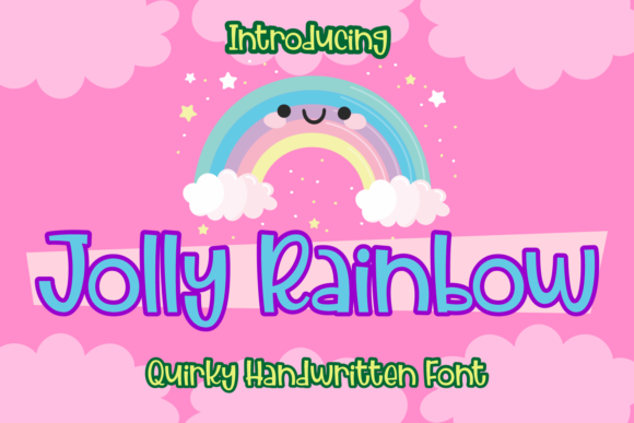 Jolly Rainbow: The Display Font That Brings a Smile to Every Design