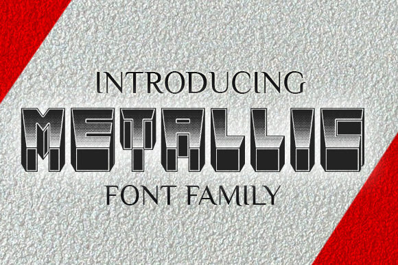 Metallic: A Display Font That Makes a Statement