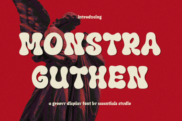 Monstra Guthen: A Modern Groovy Display Font for Bold Brands