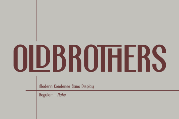 Old Brothers: A Font That Feels Like a Handshake