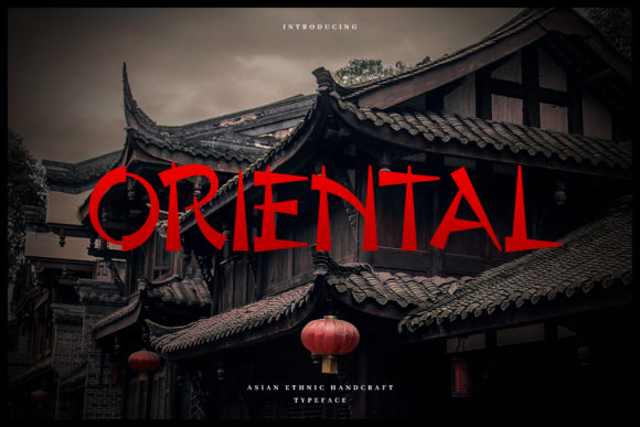 Oriental Font: Authentic Chinese Style for Bold Designs