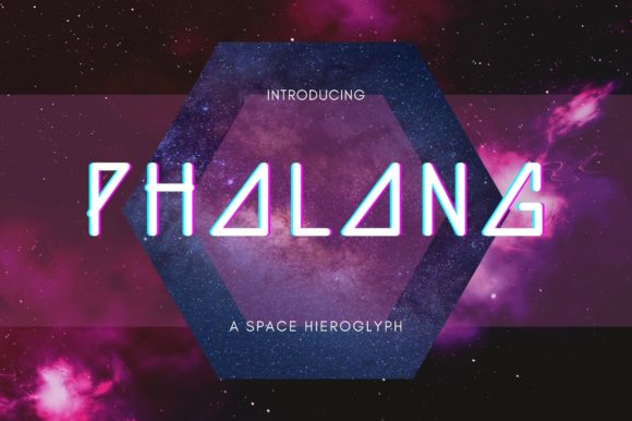 Phalang: The Abstract Display Font That Commands Attention