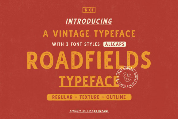 Roadfields: The Display Font That Commands Attention